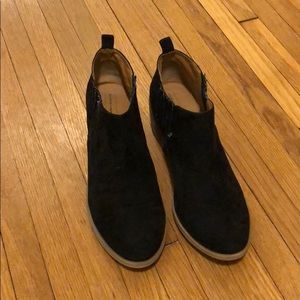Black Ankle Booties - size 8.5
